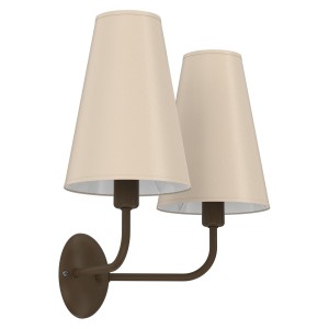 Lampa kinkiet Grenada brown/amber (shade: 2990) 2xE14  /  9070
