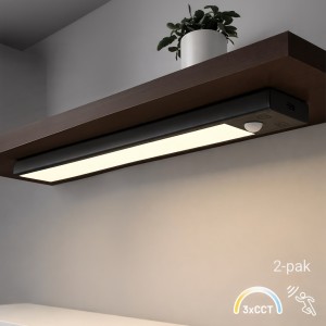 Lampka Podszafkowa Viro 3CCT 30cm Czarny Dwupak