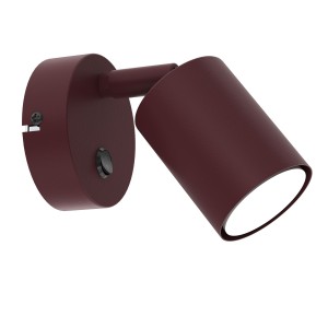 Lampa kinkiet Fun burgundy 1xGU10 /  9288