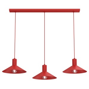 Lampa wisząca Nox red 3xE27 /  9318