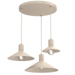 Lampa wisząca Nox beige 3xE27 / 9331