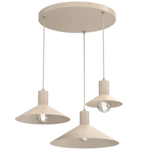 Lampa wisząca Nox beige 3xE27 / 9331