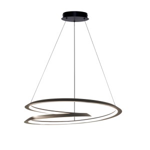 CALLAS lampa wisząca czarny 32W LED 3000, 4500, 6500K osłonka biała