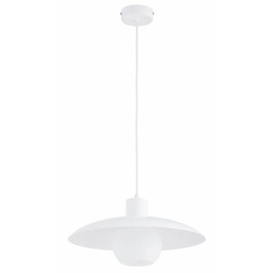 LAMPA WISZĄCA SPINER BIAŁA 1xE27 /  61666