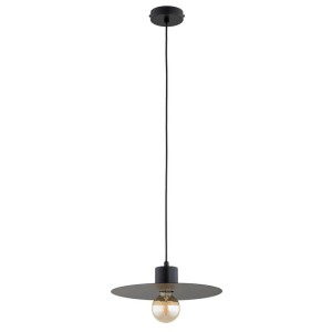 LAMPA WISZĄCA ALFA EMELI CZARNA 1xE27 / 61555