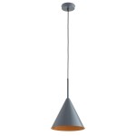 LAMPA WISZĄCA ALFA FABO SZARA 1xE27 / 61646