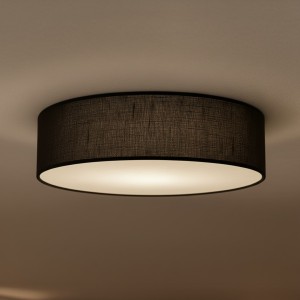 Lampa sufitowa Marshall 3xE27 Ø50cm Biały/Czarny