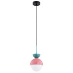 LAMPA WISZĄCA ALFA SATORI RÓŻOWA & MIĘTOWA 1xE14 / 61645