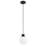 LAMPA WISZĄCA ALFA HITOMI CZARNA & BIAŁA 1xE14 / 61640
