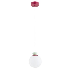 LAMPA WISZĄCA ALFA HITOMI BORDOWA & ZIELONA 1xE14 / 61639