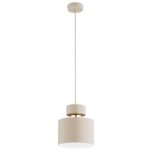 LAMPA WISZĄCA ALFA ASLI BEŻOWA & ZŁOTA 1xE27 / 61636