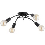 LAMPA SUFITOWA ALFA TORIZO CZARNA 4xE27 / 63424