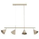 LAMPA WISZĄCA ALFA ZELTA BEŻOWA 4xE27 / 63419