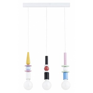 LAMPA WISZĄCA ALFA LUMIO MIX WIELOKOLOROWA 3xE27 /  62610