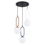 LAMPA WISZĄCA ALFA VAVIL WIELOKOLOROWA 3xE14 /  62617