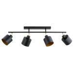 LAMPA SUFITOWA ALFA ZORENA CZARNA  4xE27 / 63418.40