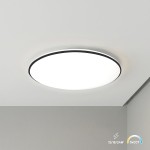 Plafon Hugo 12-18-24W 3CCT IP54 Czarny