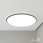 Plafon Hugo 16-24-32W 3CCT IP54 Czarny