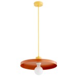 LAMPA WISZĄCA ALFA ETERI POMARAŃCZOWA & ŻÓŁTA 1xE27 / 61534