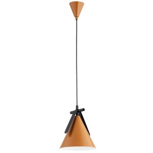 LAMPA WISZĄCA ALFA FELIX POMARAŃCZOWA 1xE27 / 61513