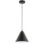 LAMPA WISZĄCA ALFA FALKO CZARNA 1xE27 / 61509