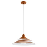 LAMPA WISZĄCA ALFA BALSA RDZAWA 1xE27 / 61491