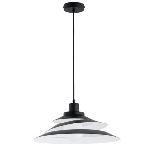 LAMPA WISZĄCA ALFA BALSA CZARNA 1xE27 / 61489