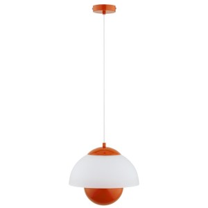 LAMPA WISZĄCA ALFA SETNA CZERWONA & BIAŁA 1xE27 / 61486