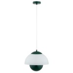 LAMPA WISZĄCA ALFA SETNA ZIELONA & BIAŁA 1xE27 / 61485