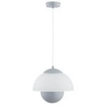 LAMPA WISZĄCA ALFA SETNA SZARA & BIAŁA 1xE27 / 61484