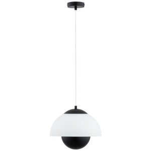 LAMPA WISZĄCA ALFA SETNA CZARNA & BIAŁA 1xE27 / 61483
