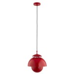 LAMPA WISZĄCA ALFA RUNO CZERWONA 1xE27 / 61481