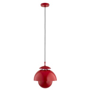 LAMPA WISZĄCA ALFA RUNO CZERWONA 1xE27 / 61481