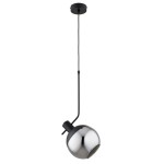 LAMPA WISZĄCA ALFA VELTO CZARNA 1xE27 /  61454