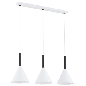 WISZĄCA LAMPA ALFA PERO BIAŁA 3xE14 / 61453