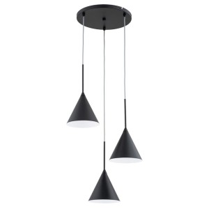 LAMPA WISZĄCA ALFA FABO CZARNA 3xE14 /  62550
