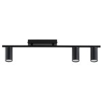 LAMPA SUFITOWA ALFA KANON CZARNA 3xGU10 /  62547