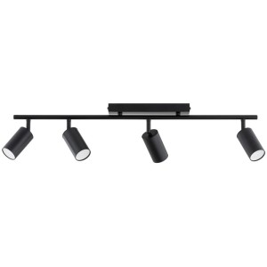 LAMPA SUFITOWA ALFA KAMEL CZARNA 4xGU10 /  63344