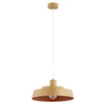 LAMPA WISZĄCA ALFA DELTA ZŁOTA 1xE27 / 61444