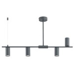 LAMPA SUFITOWA ALFA URANOS SZARA 4xGU10 / 63313