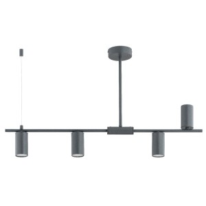 LAMPA SUFITOWA ALFA URANOS SZARA 4xGU10 / 63313