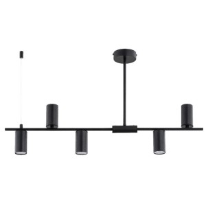 LAMPA SUFITOWA ALFA URANOS CZARNA 5xGU10 / 63315