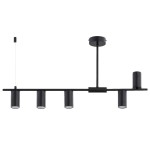 LAMPA SUFITOWA ALFA URANOS CZARNA 5xGU10 / 63314