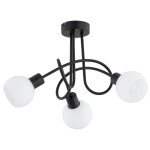 LAMPA SUFITOWA ALFA ERYKA CZARNA 3xE14 / 62525