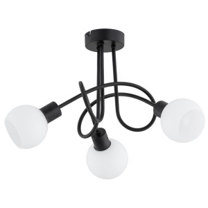 LAMPA SUFITOWA ALFA ERYKA CZARNA 3xE14 / 62525