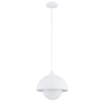 LAMPA WISZĄCA ALFA KUGER BIAŁA 1xE27 / 61439
