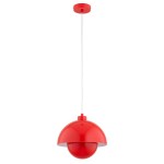 LAMPA WISZĄCA ALFA KUGER CZERWONA 1xE27 / 61438