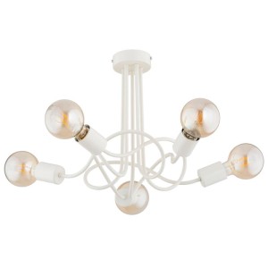 LAMPA SUFITOWA ALFA WINGO KREMOWA 5xE27 / 63306