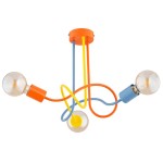 LAMPA SUFITOWA ALFA WINGO WIELOKOLOROWA 3xE27 / 62521