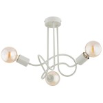 LAMPA SUFITOWA ALFA WINGO SZARA 3xE27 / 62520